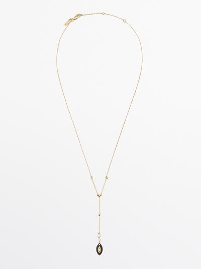 Massimo Dutti Цепочка с блестящими стразами