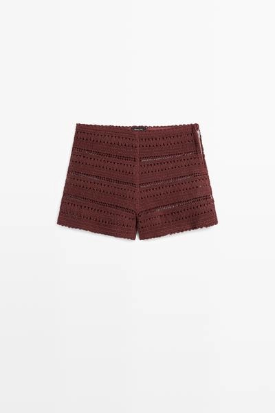 Massimo Dutti Шорты крючком из хлопка