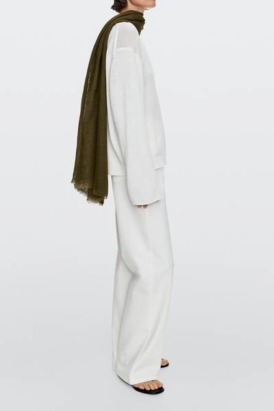 Massimo Dutti Шарф из 100% льна