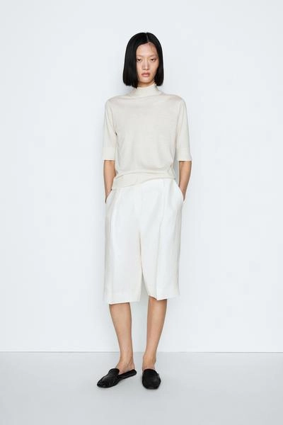 Свитер из шелково-шерстяной смеси с деталями на спине - studio- Заказать в России