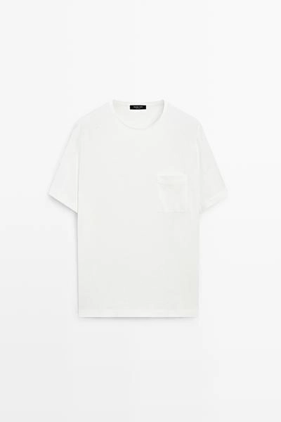 Футболка с короткими рукавами и карманом- Заказать в России