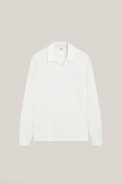 100% льняная поло-рубашка с длинным рукавом - limited edition- Заказать в России