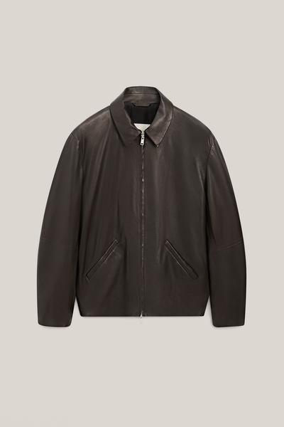 Massimo Dutti Куртка из мягкой кожи нубука - лимитированная коллекция