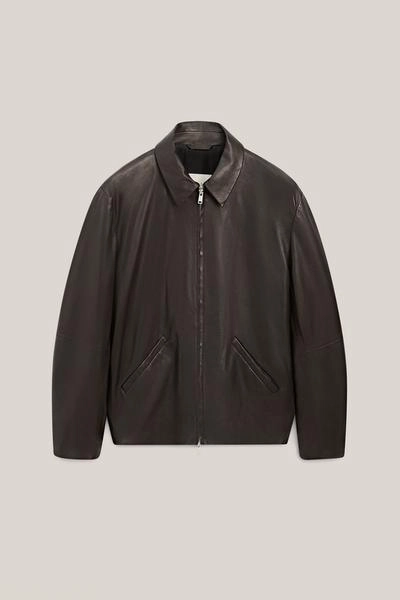 Куртка из мягкой кожи нубука - лимитированная коллекция- Заказать в России