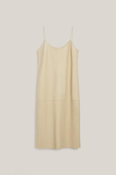 Massimo Dutti Платье миди из овечьей кожи - лимитированное издание