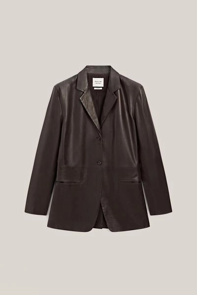 Эксклюзивный пиджак из 100% натуральной овчины с карманными деталями- Заказать в России