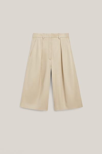 Massimo Dutti Бермуды из натуральной кожи - LIMITED EDITION купить с доставкой.