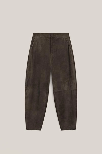 Замшевые кожаные брюки - лимитированная коллекция- Заказать в России