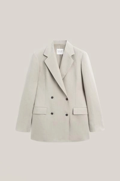 Пиджак из 100% льна на две пуговицы - лимитированная коллекция- Заказать в России