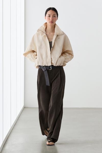 Massimo Dutti Широкие брюки с кантами