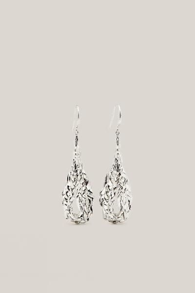Massimo Dutti Серьги-корзинки с текстурой - лимитированное издание