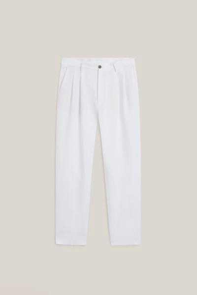 Льняные брюки с двойными стрелками - limited edition- Заказать в России