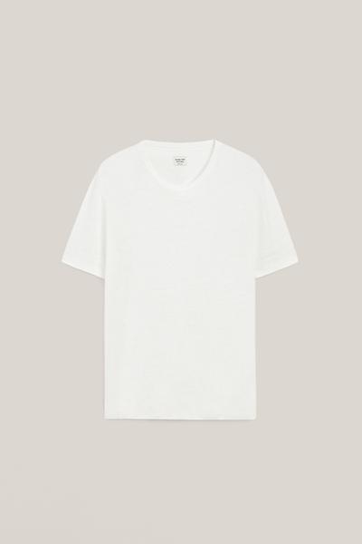 Massimo Dutti Футболка с коротким рукавом из 100% льна - лимитированное издание