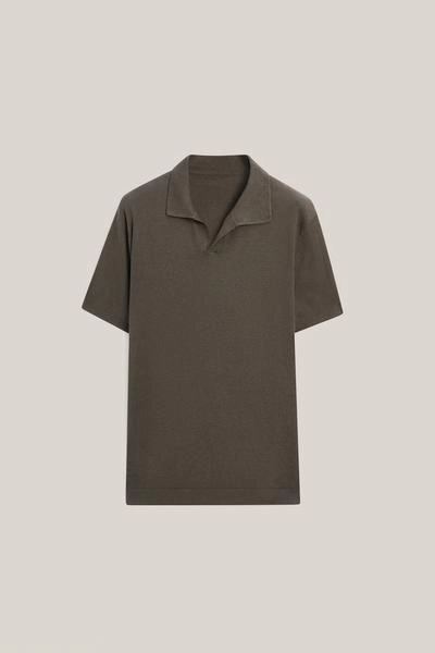 Поло-свитер из хлопка и льна - лимитированная коллекция- Заказать в России