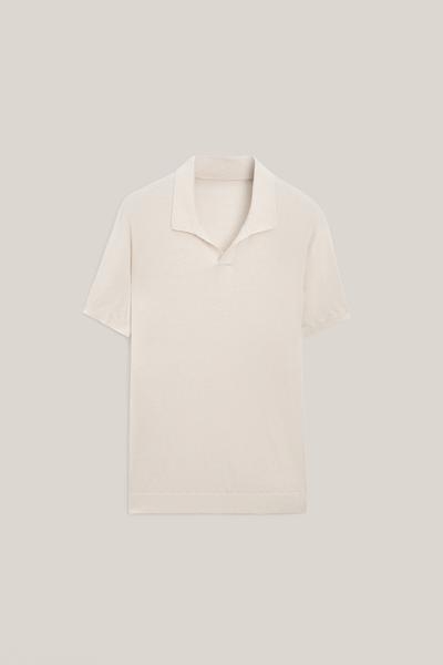Massimo Dutti Поло-свитер из хлопка и льна - LIMITED EDITION