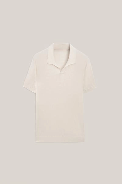 Поло-свитер из хлопка и льна - limited edition