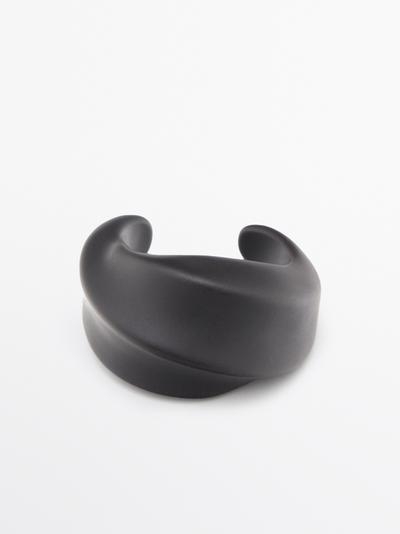 Massimo Dutti Широкий литьевой браслет