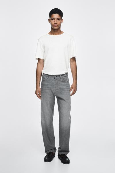 Massimo Dutti Легкие прямые джинсы