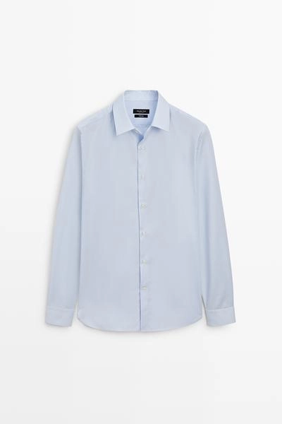 Рубашка slim fit в клетку с тонким рисунком- Заказать в России