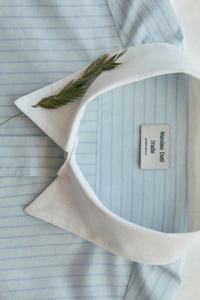 Рубашка с контрастными полосками - studio