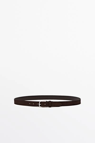 Ремень из замши