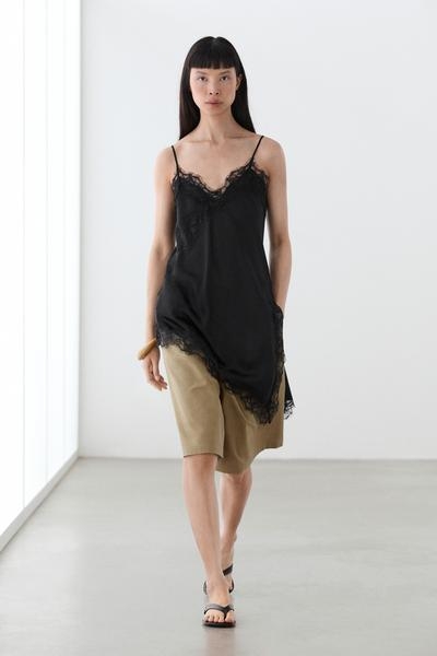 Massimo Dutti Топ с асимметричными тонкими бретелями
