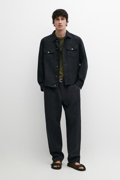 Massimo Dutti Кардиган из 100% льна с карманами купить с доставкой.