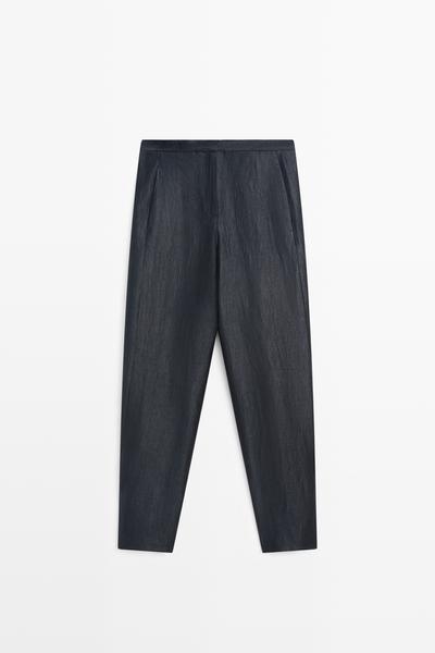 Massimo Dutti Брюки с собранными краями