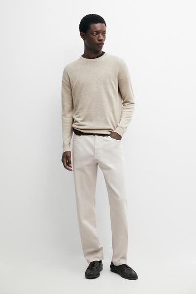 Massimo Dutti Джинсовые брюки свободного кроя с эффектом денима