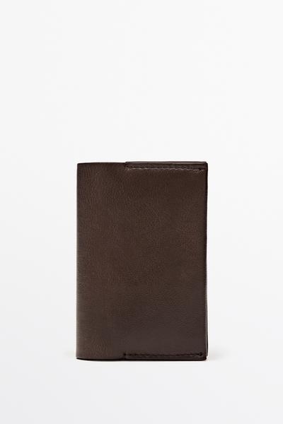 Massimo Dutti Кошелек из натуральной кожи NAPPA купить с доставкой.