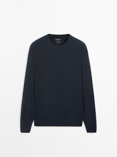 Massimo Dutti 100% шерстяной вязаный свитер