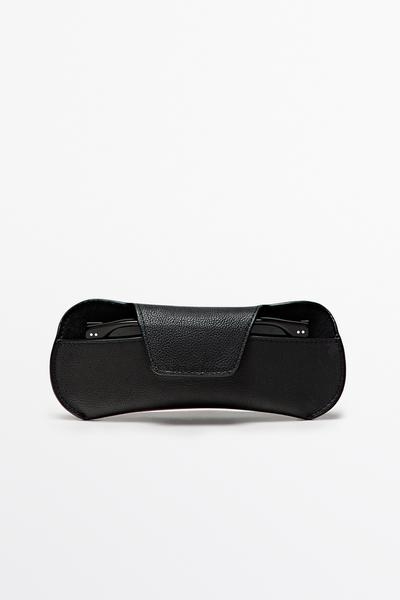 Massimo Dutti Чехол для солнцезащитных очков из натуральной кожи наппа купить с доставкой.