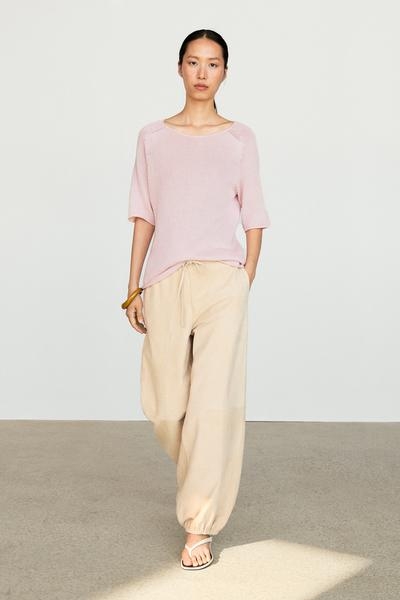 Massimo Dutti Вязаный свитер из 100% хлопка купить с доставкой.