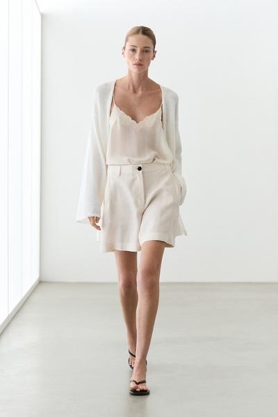 Massimo Dutti Шорты из 100% льна