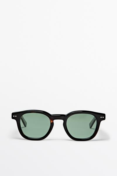 Massimo Dutti Круглые солнцезащитные очки купить с доставкой.