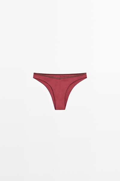 Massimo Dutti Контрастные плавки-бикини купить с доставкой.