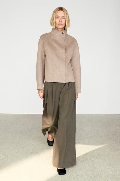 Massimo Dutti Короткая куртка из шерстяной смеси