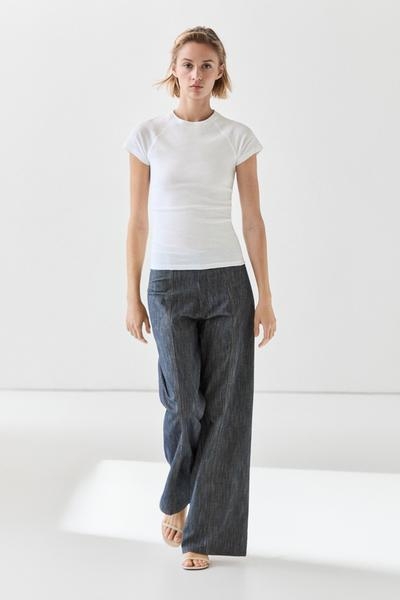 Massimo Dutti Футболка с короткими рукавами реглан купить с доставкой.