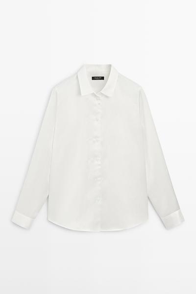 Massimo Dutti Рубашка из струящегося сатина купить с доставкой.