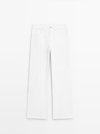 Massimo Dutti Джинсы свободного кроя с высокой талией купить с доставкой.
