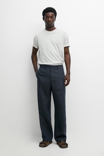 Massimo Dutti Брюки 100% лен с эластичным поясом