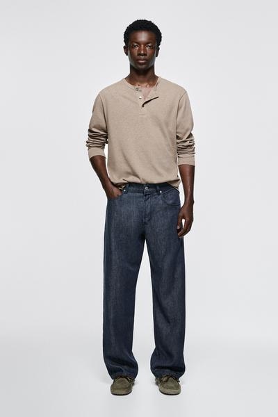 Massimo Dutti Джинсы свободного кроя из 100% льна купить с доставкой.