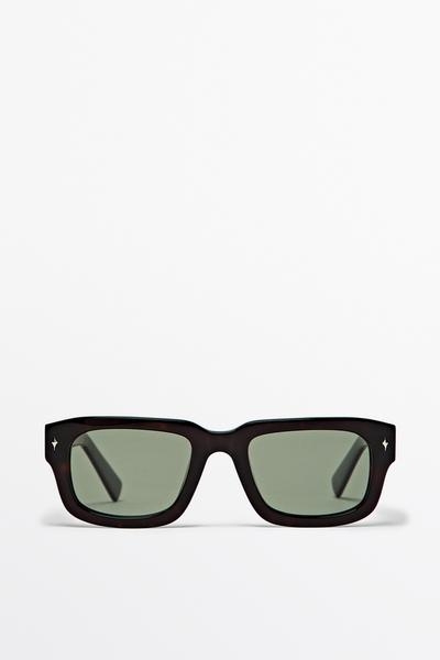 Massimo Dutti Прямоугольные солнцезащитные очки