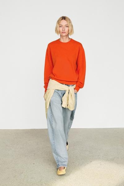 Massimo Dutti Свитер с длинным рукавом из 100% кашемира