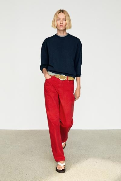Massimo Dutti Свитер с длинными рукавами из 100% кашемира