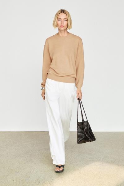 Massimo Dutti Свитер с длинным рукавом из 100% кашемира купить с доставкой.