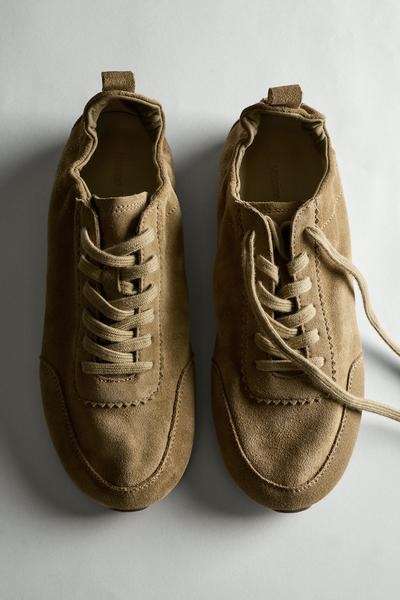 Massimo Dutti Мягкие кожаные кроссовки