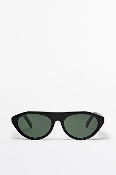 Massimo Dutti Овальные солнцезащитные очки
