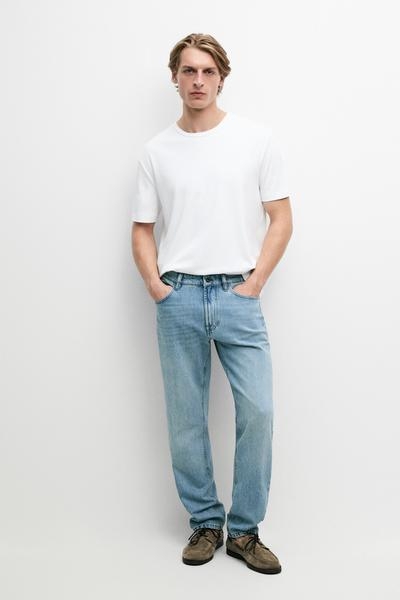 Massimo Dutti Футболка с короткими рукавами из 100% хлопка