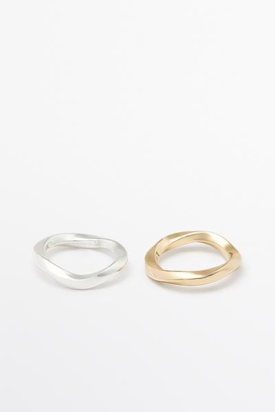Massimo Dutti Набор колец с неправильным дизайном MASSIMO DUTTI